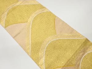 リサイクル 山並みに古典柄模様織出し袋帯